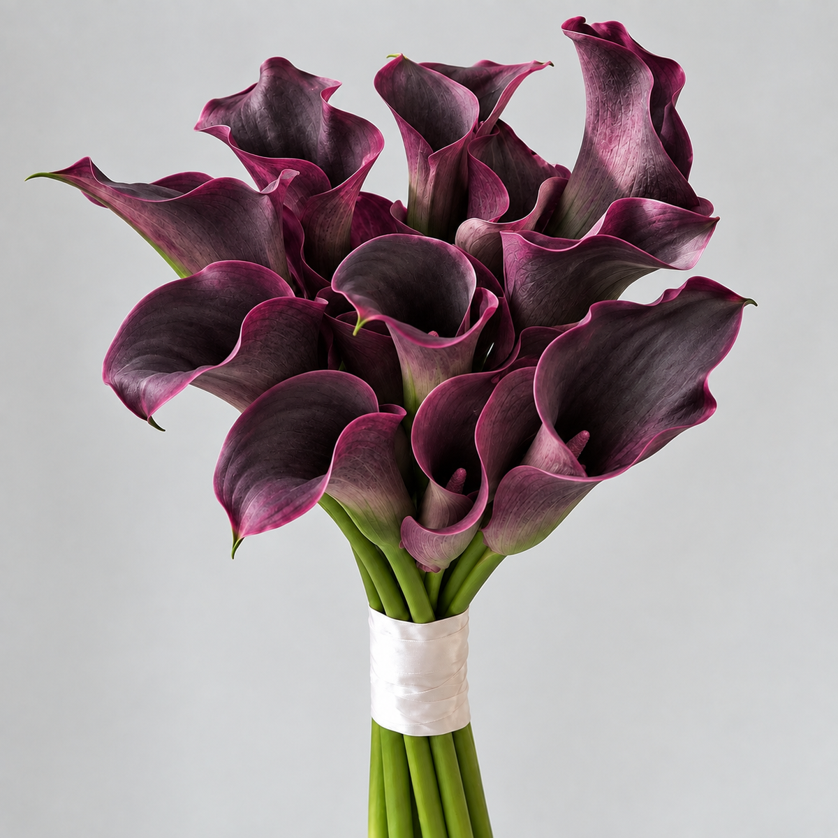 Deep Plum Calla Lily Bouquet