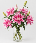 Double Pink Roselily Bouquet