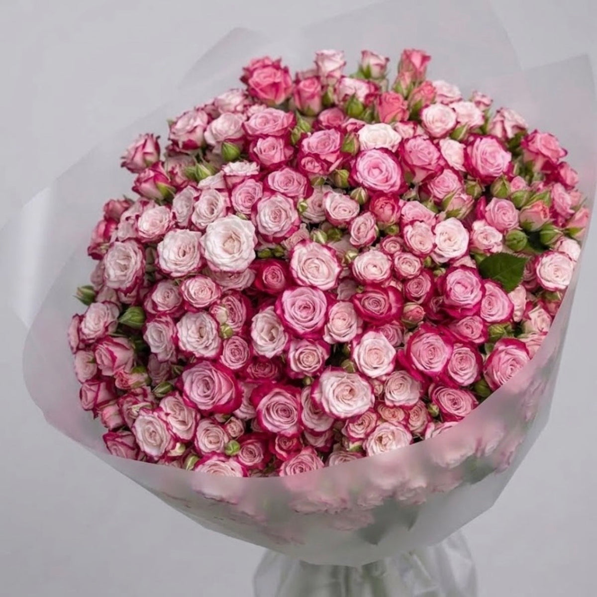 Pink Two-Tone Spray Rose Bouquet