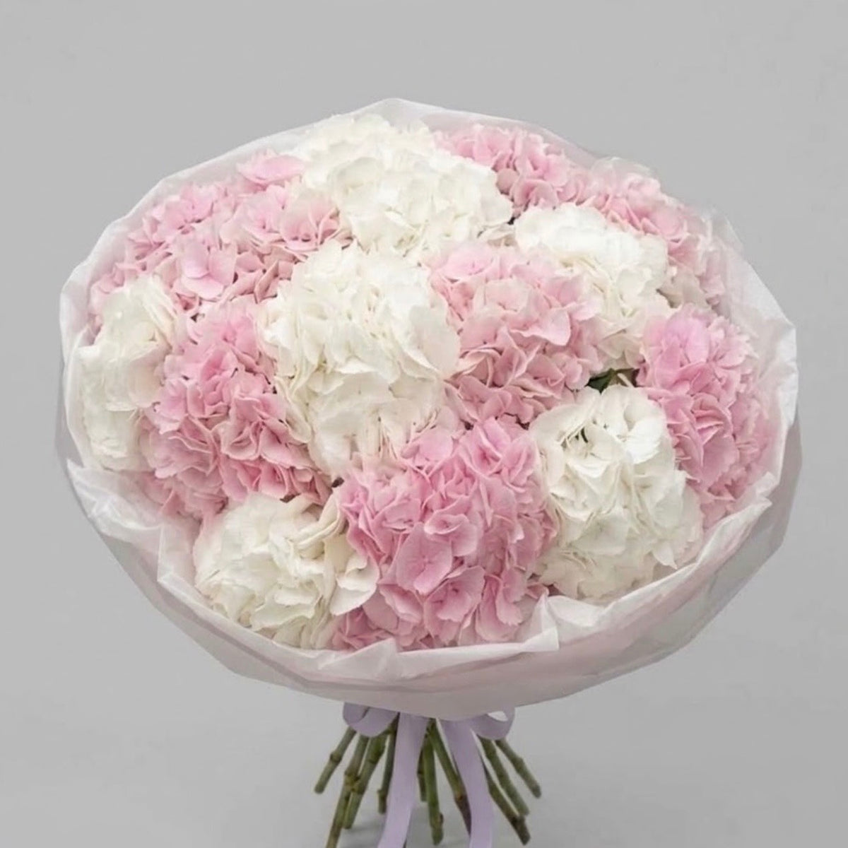 Pink and White Hydrangea Bouquet