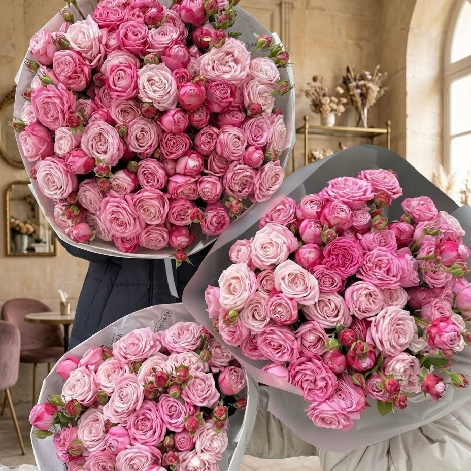 Delivered floral bouquet