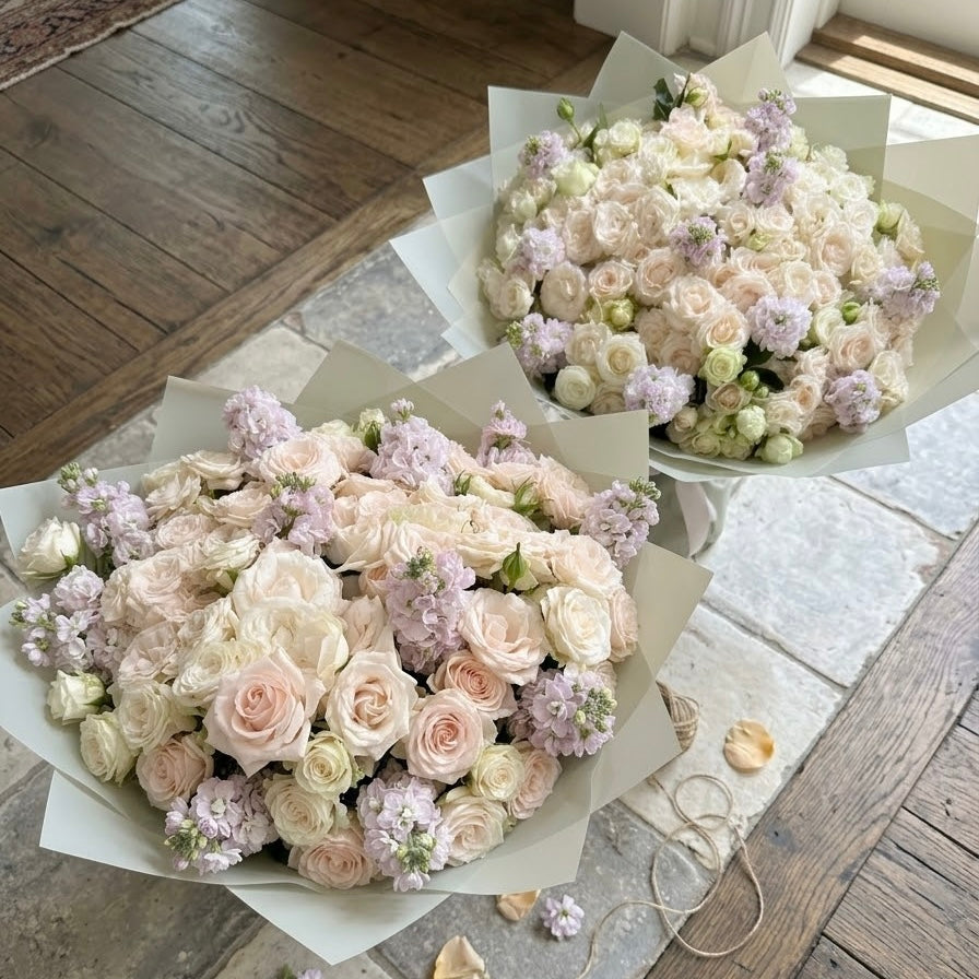Delivered floral bouquet